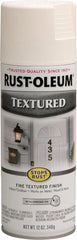 Rust-Oleum 7225830 Stops Rust Textured Spray Paint, 12 oz, White