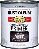 Rust-Oleum 8781502 Stops Rust Flat Aluminum Primer, Quart