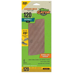 Gator 7176 Hook and Loop Fine 120-Grit Screen Drywall Sanding Mesh Sandpaper, 4.5 x 10.5 Inch, 4 Sheets