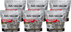 Rust-Oleum 301238-6PK Decorative Color Chips Wall-Surface-Repair-Products, 1 Lb, Mocha Blend, 16 Ounce, (Pack of 6)