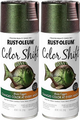 Rust-Oleum 372478 Specialty Color Shift Spray Paint, 11 oz, Green Copper (Pack of 2)