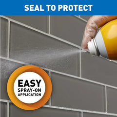 Miracle Sealants Grout Sealer Aerosol Spray, 15 oz, 6 Pack