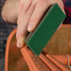 Gator 730420 Medium 80-Grit Dual-Angle Sanding Sponge, 3 x 5 x 1 Inch