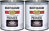 Rust-Oleum 8781502 Stops Rust Aluminum Flat Primer, 32 Fl Oz (Pack of 2)