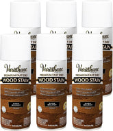 Varathane Premium Fast Dry Wood Stain Spray | 1 Hour Dry Time | 1 Coat Color | Interior Wood Stain | Furniture, Cabinets, Doors, Trim | 10.25 oz | 6 Pack | Dark Walnut