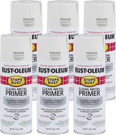 Rust-Oleum 7780830-6PK Stops Rust Clean Metal Primer Spray, 12 Oz, 6 Pack