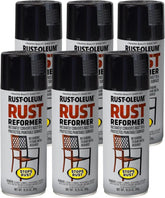 Rust-Oleum 215215-6PK Stops Rust Rust Reformer Spray, 10.25 oz, Black, 6 Pack