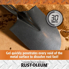 Rust-Oleum Rust Dissolver Trigger Spray Gel | Heavy-Duty Corrosion Remover for Metal Tools, Cars, Bikes, Grills, Bolts, Firearms & More | 32 oz | 6 Pack