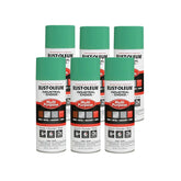 Rust-Oleum 1633830-6PK Industrial Choice 1600 System Multi-Purpose Spray Paint, 12 oz, OSHA Safety Green, 6 Pack
