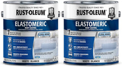 Rust-Oleum 710 Elastomeric Roof Coating, Gallon, White, 2 Pack