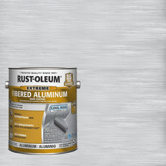 Rust-Oleum 580 Fibered Aluminum Roof Coating, Gallon, 2 Pack