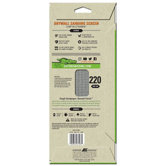 Gator 7103 Precut Drywall Sanding Screen Very Fine 220-Grit Sheet Sandpaper, 4.25 x 11.25 Inch, 5 Sheets