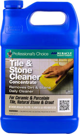 Miracle Sealants Tile & Stone Cleaner Concentrate for Natural Stone, Tile & Grout, Gallon