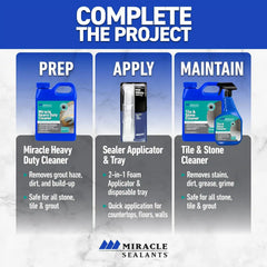 Miracle Sealants Sealer Applicator & Tray for Tile, Stone & Grout Sealers