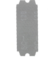 Gator Clamp-On Precut Drywall Sanding Screen, 4-1/4" x 11-1/4", 120 Grit, 25 Pack, Black
