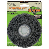 Gator 4-1/2" x 7/8" Type 27 Stripping Wheel, Silicone Carbide, Extra Coarse Grit (Pack of 10)