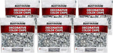 Rust-Oleum 336054-6PK Decorative Color Chips, Metallic Silver Blend, 6 Pack