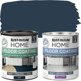 Rust-Oleum 367603 Home Interior Floor Coating Kit, Semi-Gloss Navy