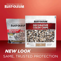 Rust-Oleum 312447-6PK Decorative Color Chips, 6 Pack, Tan Blend, 96 Ounce