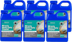 Miracle Sealants Miracle Heavy Duty Tile & Stone Cleaner, Grout Haze Remover, Non-Acidic, Quart, 6 Pack