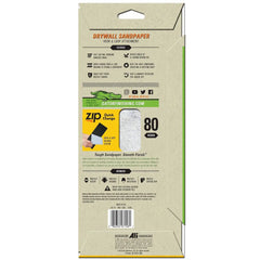 Gator 7156 Hook and Loop Medium 80-Grit Drywall Sheet Sandpaper, 4.5 x 10.5 Inch, 6 Sheets