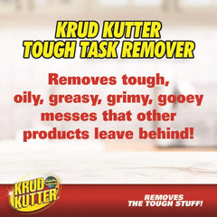 Krud Kutter Tough Task All Purpose Remover, 1 Gallon, Heavy Duty Cleaner for Adhesive, Grease and Tough Stains, Multi Surface Cleaning Solution for Floors, Walls, Tools and Equipment