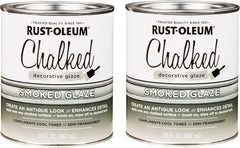 Rust-Oleum 315883-2PK Chalked Decorative Glaze, 30 oz, Semi-Transparent Smoked, 2 Pack