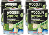 WOODLIFE 1901A-4PK CopperCoat Green Wood Preservative, 0.88 Gallon, Green, 4 Pack