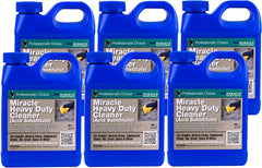 Miracle Sealants Heavy-Duty Acidic Cleaner for Tile & Stone, Grout Haze, Rust Stain & Efflorescence Remover, Quart, 6 Pack