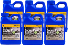 Miracle Sealants 511 Porous Plus Premium Penetrating Sealer for Countertops, Stone & Tile, Pint, 6 Pack