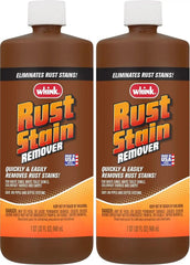 Rust-Oleum Whink Rust Stain Remover | Heavy-Duty Iron Stain Remover for White Toilets & Sinks, Colorfast Fabric & Carpets | 32 oz (Pack of 2)