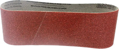 Gator 3" x 21" Red Resin Aluminum Oxide Sanding Belts, 80 Grit, 5 Pack