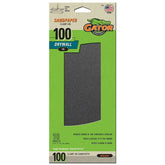 Gator 7106 Fine 100-Grit Drywall Sheet Sandpaper, 4.25 x 11.25 Inch, 10 Sheets