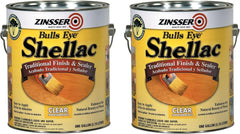 Zinsser 301-2PK Bulls Eye Shellac Traditional Finish & Sealer, Gallon, Clear, 2 Pack