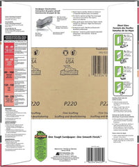 Gator 9" x 11" Multi-Surface Sanding Sheets, 220 Grit, 25 Pack