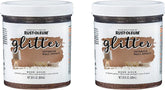 Rust-Oleum 360221-2PK Glitter Interior Wall Paint, 28 oz, Rose Gold, (Pack of 2)
