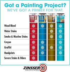 Zinsser 377940 Stain Killing Primer, Quart