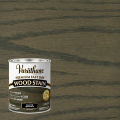 Varathane Premium Fast Dry Wood Stain | 1 Hour Dry Time | 1 Coat Color | Interior Wood Stain | Furniture, Cabinets, Doors, Trim | Quart | Olive Brown
