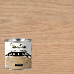 Varathane Premium Fast Dry Wood Stain | 1 Hour Dry Time | 1 Coat Color | Interior Wood Stain | Furniture, Cabinets, Doors, Trim | Half Pint | Sunbleached