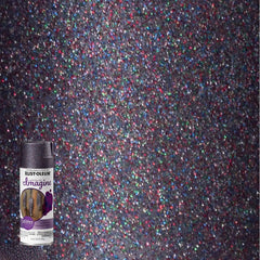 Rust-Oleum 342607-6PK Specialty Glitter Spray Paint, 10.25 oz, Purple Multi-Color, 6 Pack