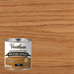 Varathane Premium Fast Dry Wood Stain | 1 Hour Dry Time | 1 Coat Color | Interior Wood Stain | Furniture, Cabinets, Doors, Trim | Half Pint | Spring Oak