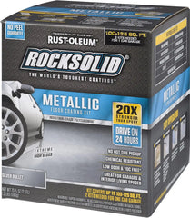 Rust-Oleum 286983 Metallic Floor Coating Kit-Silver Bullet