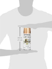 Rust-Oleum 286564 Stops Rust Metallic Spray Paint, 11 oz, Rose Gold (Pack of 2)