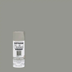 Rust-Oleum Country Gray Chalked All-in-One Ultra Matte Spray Paint | One Coat Coverage | No Primer, Sanding, Or Topcoat Needed | Easy Spray Application | Made in USA | 12 OZ