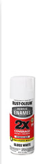 Rust-Oleum 271919 Acrylic Enamel 2X Spray Paint, 12 oz, Gloss White, (Pack of 1)