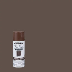 Rust-Oleum Cocoa Bean Chalked All-in-One Ultra Matte Spray Paint | One Coat Coverage | No Primer, Sanding, Or Topcoat Needed | Easy Spray Application | Made in USA | 12 OZ | 6 Pack