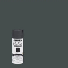 Rust-Oleum Charcoal Chalked All-in-One Ultra Matte Spray Paint | One Coat Coverage | No Primer, Sanding, Or Topcoat Needed | Easy Spray Application | Made in USA | 12 OZ