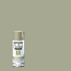 Rust-Oleum Tate Green Chalked All-in-One Ultra Matte Spray Paint | One Coat Coverage | No Primer, Sanding, Or Topcoat Needed | Easy Spray Application | Made in USA | 12 OZ