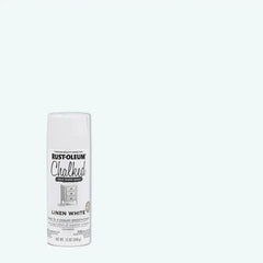 Rust-Oleum Linen White Chalked All-in-One Ultra Matte Spray Paint | One Coat Coverage | No Primer, Sanding, Or Topcoat Needed | Easy Spray Application | Made in USA | 12 OZ