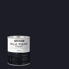 Rust-Oleum 331051-2PK Milk Paint Finish, Quart, Navy, (Pack of 2)